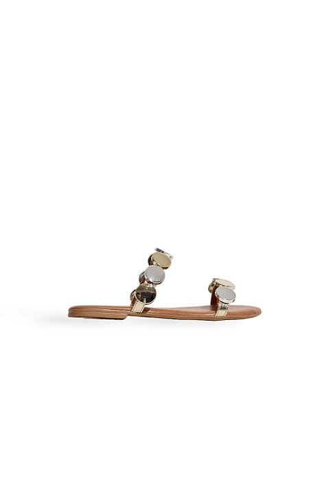 PROSPERIDADE - RASTEIRA FEMININA PRATA COM DOURADO