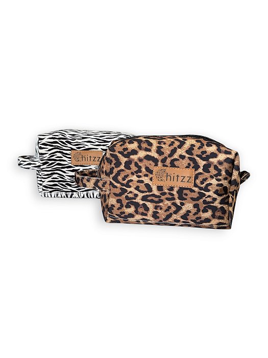 NECESSAIRE FEMININA ANIMAL PRINT