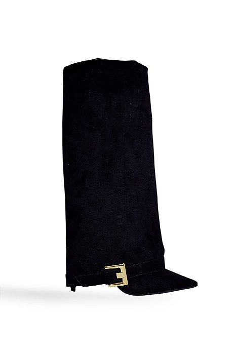 ROMY - BOTA FEMININA CANO ALTO 2 EM 1 PRETA