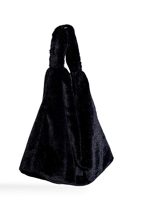 MIMI - BOLSA FEMININA PELOS OMBRO PRETA