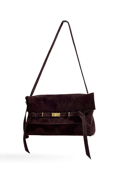 VICK - BOLSA FEMININA COURO OMBRO MARROM