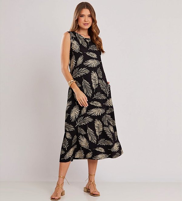 VESTIDO FOLHAS
