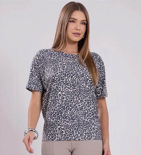 BLUSA FLUITY - ANIMAL PRINT