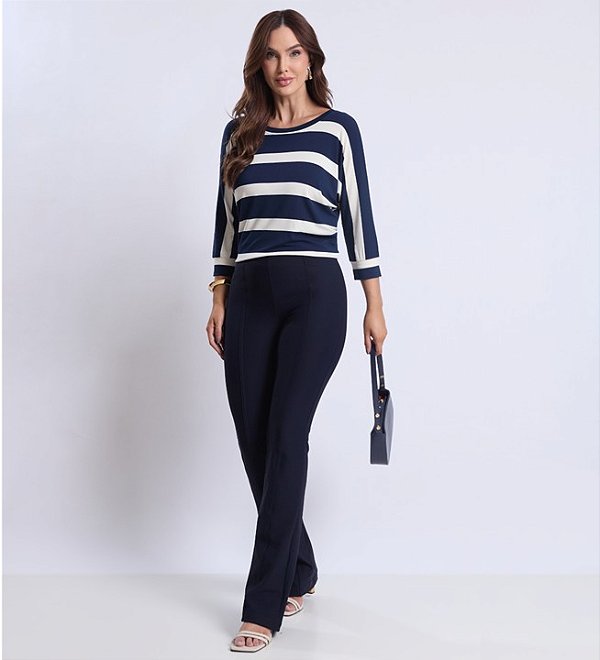 CALÇA SEMI-FLARE LISIANTO - MARINHO