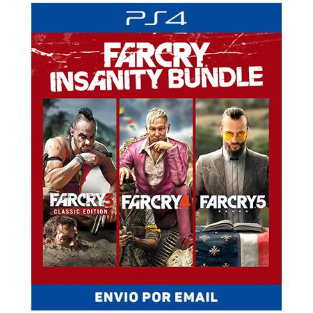Far Cry Insanity Bundle - Ps4 e Ps5 Digital