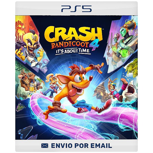 Crash Bandicoot 4: It's About Time - Ps4 e Ps5 Digital