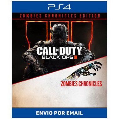 Call of Duty Black ops 3 Zombies Chronicles edition - Ps4 e Ps5 Digital