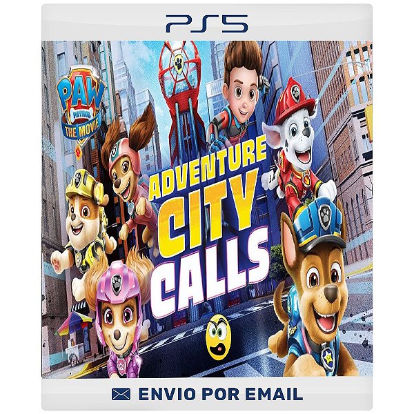 Patrulha Canina: O Filme A Cidade da Aventura está chamando - Ps4 e Ps5 Digital