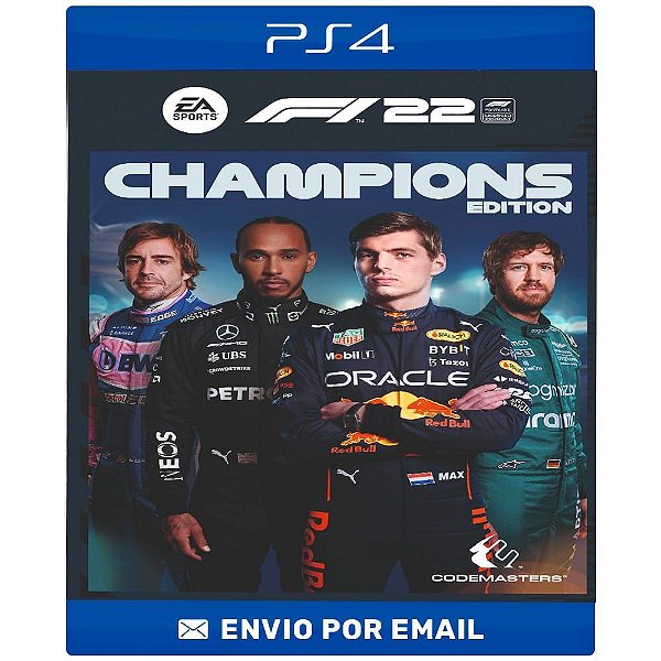 F1 22 Edição dos Campeões - PS4 e PS5 Digital