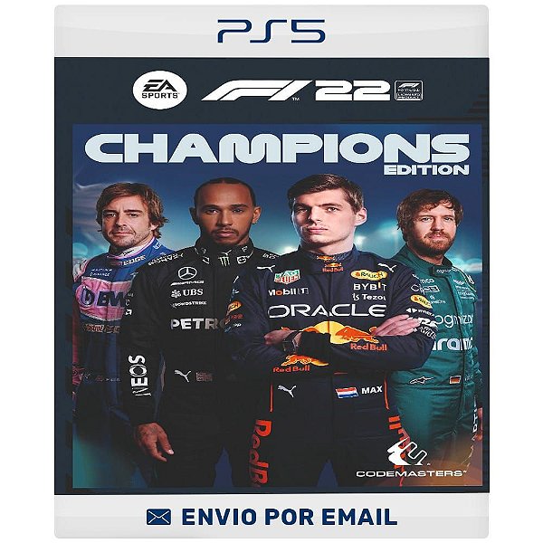 F1 2022 Edição dos Campeões - PS4 e PS5 Digital