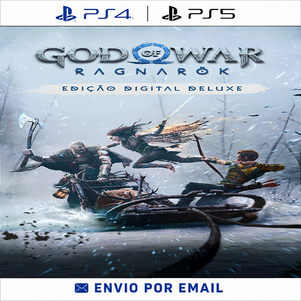 God of War Ragnarök Edição Digital Deluxe - PS4 E PS5 DIGITAL