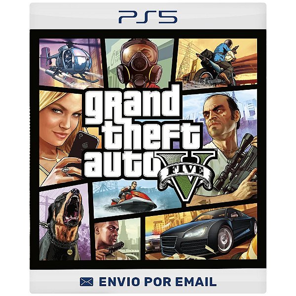 Gta 5 Versão exclusiva - Ps5 Digital