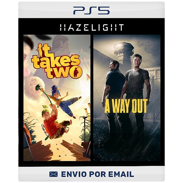 It Takes Two + A way out - PS4 e Ps5 Digital