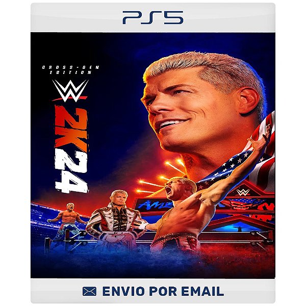 WWE 2K24 - PS4 E PS5 DIGITAL