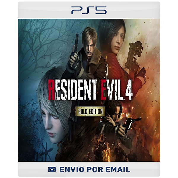 Resident evil 4 remake edição de ouro - PS4 E PS5 DIGITAL