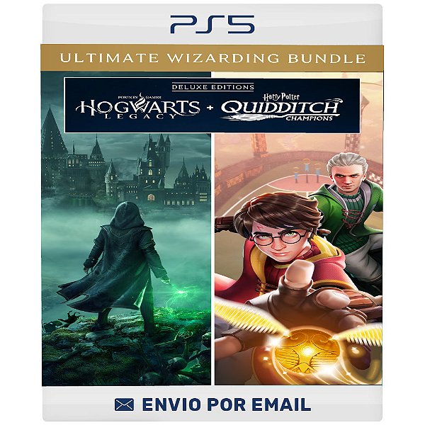 Hogwarts Legacy Deluxe + Harry Potter: Campeões do Quadribol- PS4 E PS5 DIGITAL