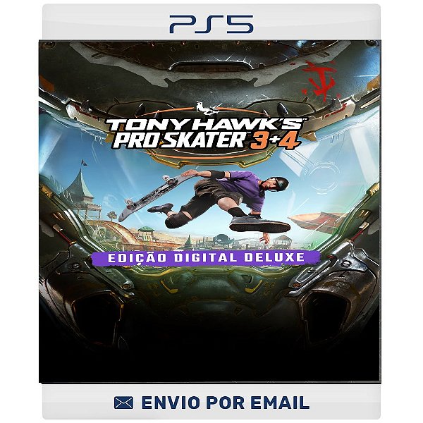Tony Hawk's Pro Skater 3 + 4 Edição Digital Deluxe - PS5 Digital