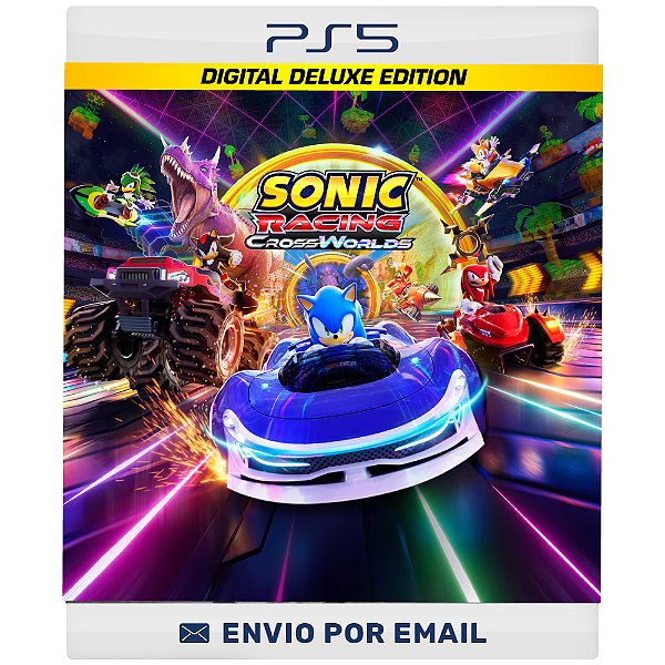Sonic Racing: CrossWorlds Edição Digital Deluxe para PS4 & PS5 - PS4 PS5 Digital