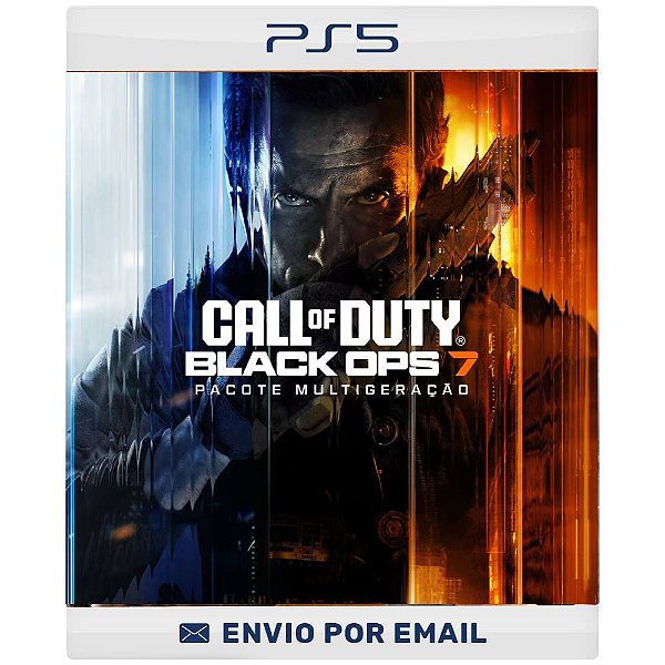 Call of Duty Black Ops 7 - Pacote Multigeração - PS4 PS5 DIGITAL