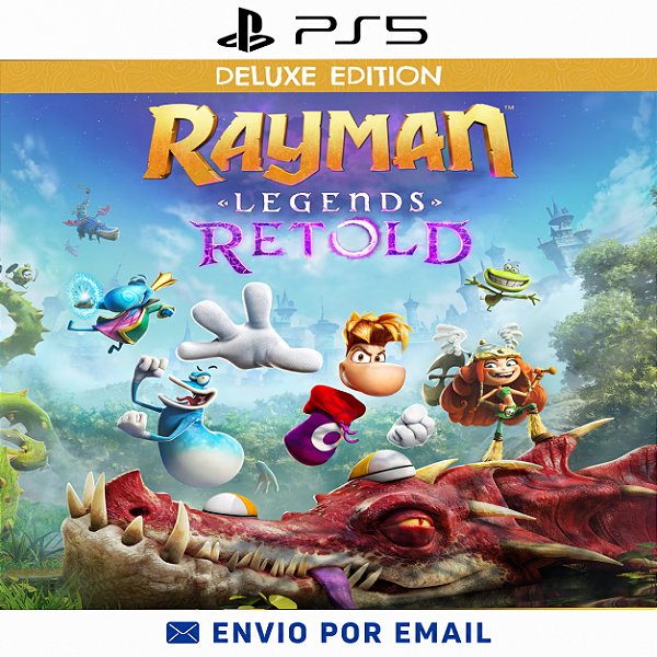 Rayman Legends Retold Edição Deluxe - Ps5 Digital