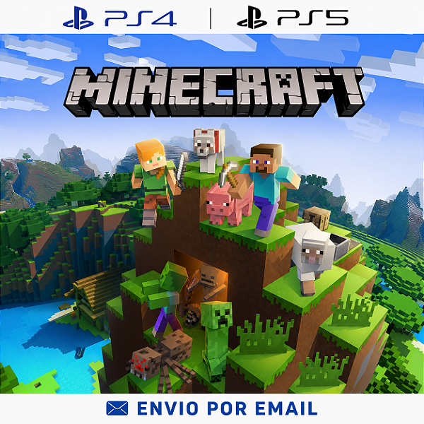 Minecraft - Ps4 e Ps5 Digital