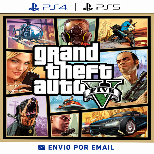 Grand Theft Auto V: Gta 5 - Ps4 Ps5 Digital