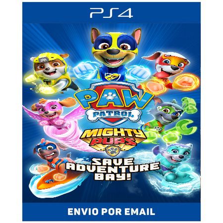 Patrulha Canina : Os Cachorrinhos Poderosos salvam a Baía da Aventura - Ps4 e Ps5 Digital