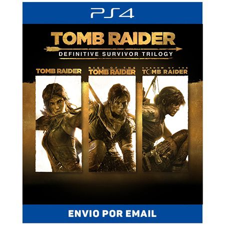 Tomb Raider: Definitive Survivor Trilogy - Ps4 E Ps5 Digital