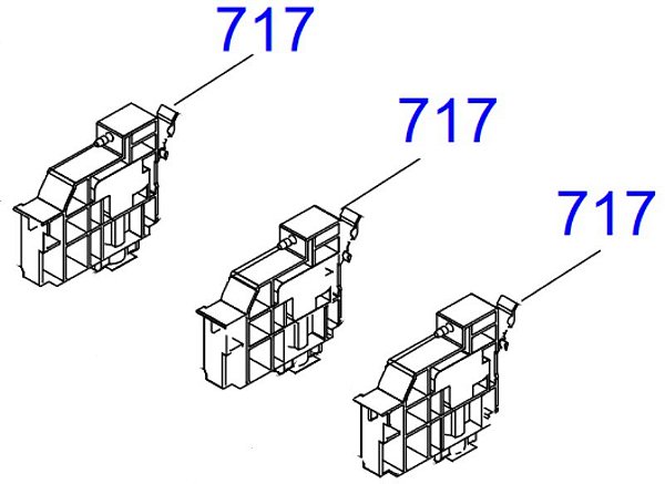 DAMPER PRETO PARA EPSON SureColor F170
