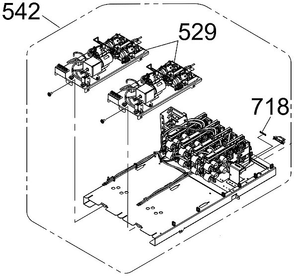 CONJUNTO DO DAMPER PARA EPSON SureColor F11070.