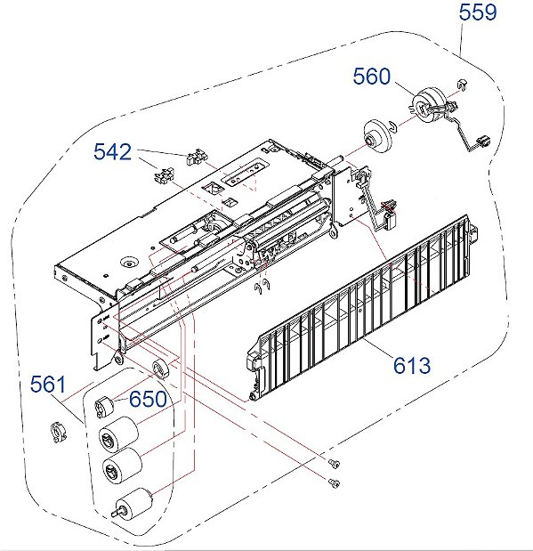 UNIDADE DO CASSETE 1 PARA Epson WorkForce Enterprise WF-C21000