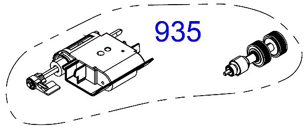 KIT DE ROLETES DO ADF PARA Epson WorkForce Enterprise WF-C20600