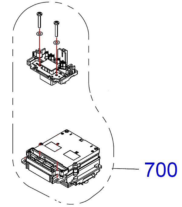 CABEÇA DE IMPRESSÃO PARA Epson WorkForce Pro WF-C879R