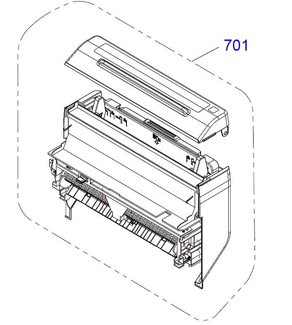 TRACIONADOR TRASEIRO PARA IMPRESSORA PARA Epson WorkForce Pro WF-C879R