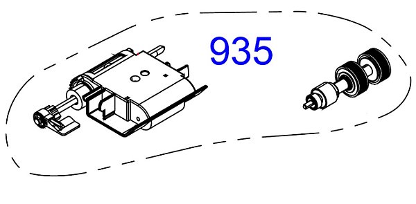 KIT DE ROLETES DO ADF PARA Epson WorkForce Pro WF-C879R