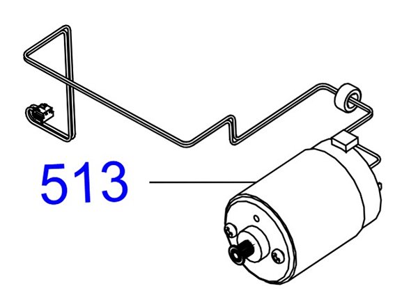 MOTOR DO CARRO PARA Epson WorkForce Pro EM-C800