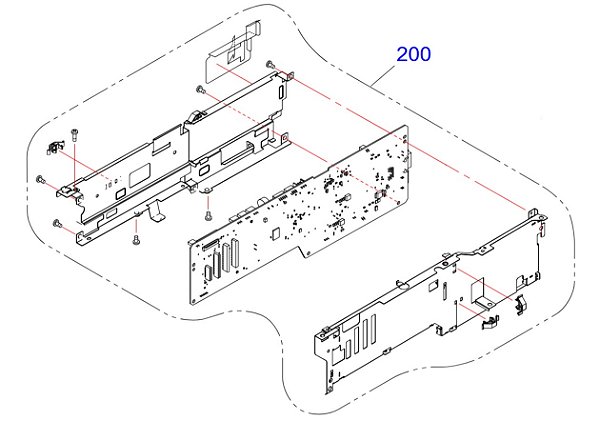 PLACA PRINCIPAL PARA Epson WorkForce Pro EM-C800