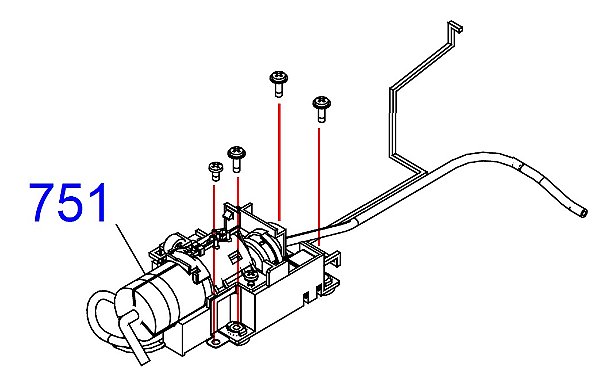 BOMBA DE PRESSURIZAÇÃO PARA Epson WorkForce Pro WF-C579R