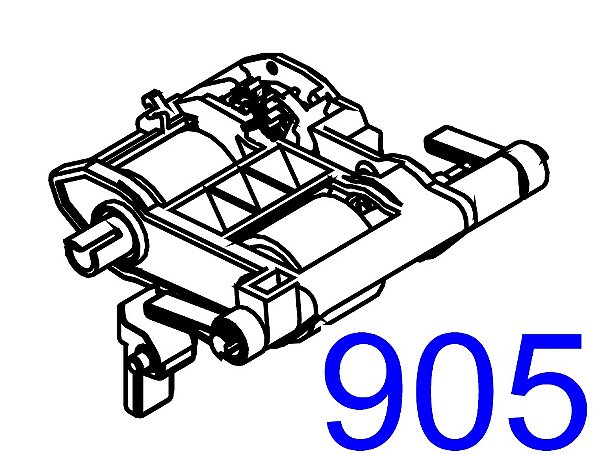 ROLETE DO ADF PARA Epson WorkForce Pro WF-C579R