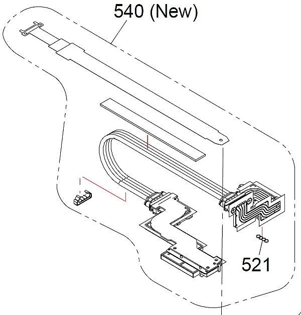 CONJUNTO DE MANGUEIRAS OLD PARA Epson WorkForce Pro WF-C5390