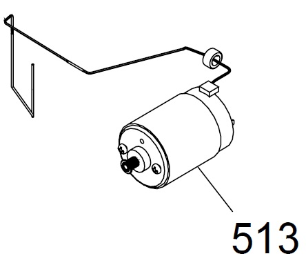 MOTOR DO CARRO PARA Epson WorkForce Pro WF-C5390