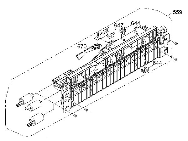 TRACIONADOR DO PAPEL PARA EPSON WorkForce Enterprise AM-C6000
