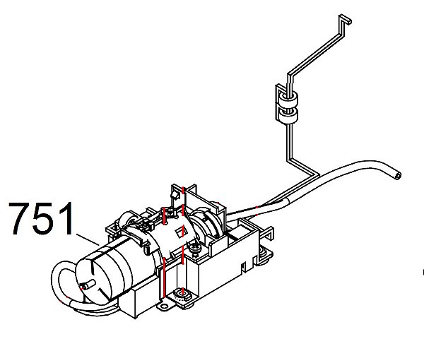 BOMBA DE PRESSURIZAÇÃO PARA Epson WorkForce Pro WF-C5890