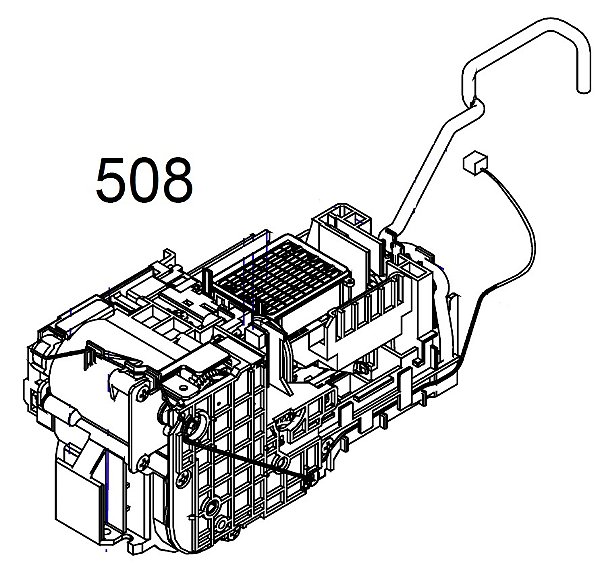 CONJUNTO CAPTADOR DE TINTA PARA Epson WorkForce Pro WF-C5890