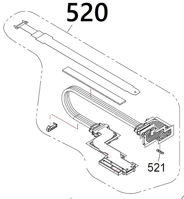 CONJUNTO DE MANGUEIRAS OLD PARA Epson WorkForce Pro WF-C5890