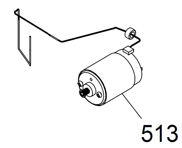 MOTOR DO CARRO PARA Epson WorkForce Pro WF-C5890