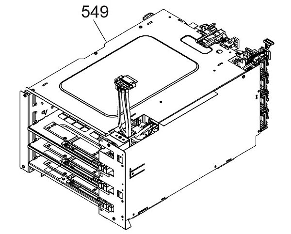 BAIA DOS BAGS DE TINTA ESQUERDA PARA EPSON SureColor F6470H