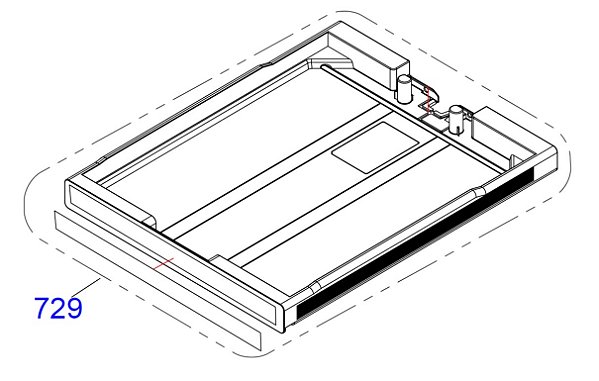 BANDEJA BK PARA Epson WorkForce Pro EM-C8101
