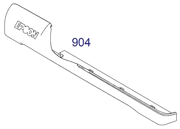 TAMPA FRONTAL DO ADF PARA Epson WorkForce Pro EM-C8101