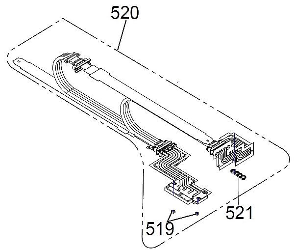 CONJ. DE MANGUEIRAS PARA Epson WorkForce Pro WF-C5290